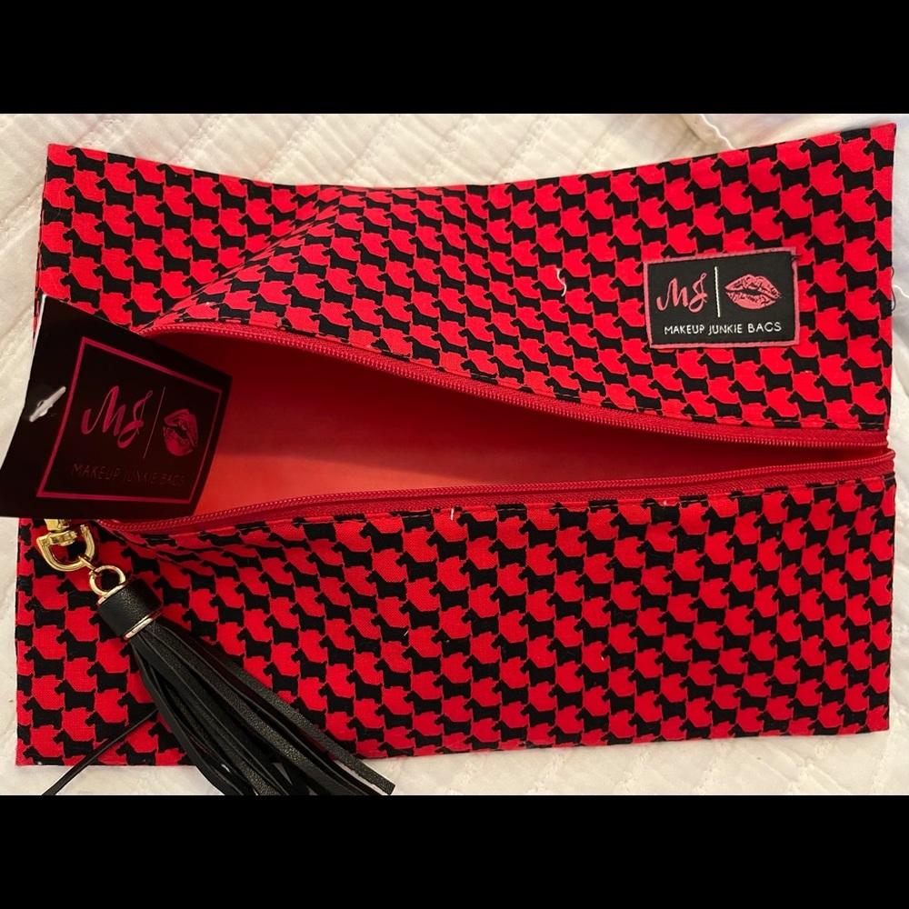 Large Scottie Dog Makeup Junkie Bag